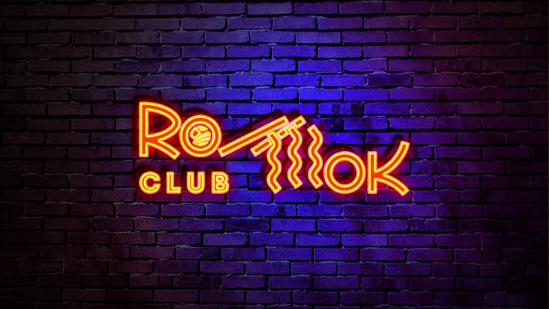 Разработка интерьерной вывески суши-бара «Roll Wok Club» в Катайске